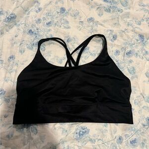 Black lululemon sports bra